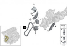 Lant Distributie 66 zale Bmw 1.8, 2.0, 2.5, 3.0, 3.5 Diesel E87, E46, E90, E91, E92, E93, E60, E61, E63, E64, E65, E66, X3, X5 , BMW X6 ; 13528506969 foto