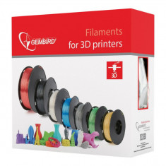 Filament pentru imprimanta 3D Gembird 3DP-PLA+1.75-02-R PLA 1.75mm 1kg Red