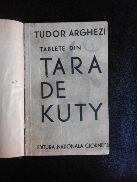 Tablete din tara de Kuty , Tudor Arghezi
