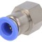 Racord Push-In Alamă Nichelată 0-15 Bar 0-60&deg;C