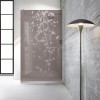 Paravan dus walk-in Aqua Roy INOX, model Dance incolor, sticla 8 mm bronz, securizata anticalcar, 100x195 cm