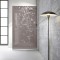 Paravan dus walk-in Aqua Roy INOX, model Dance incolor, sticla 8 mm bronz, securizata anticalcar, 100x195 cm