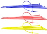 Colier din Plastic Colorat 2.5x100mm albastru - 640307, Evotools