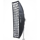 Cumpara ieftin Softbox Visico SB-040 50x130cm cu grid montura Bowens