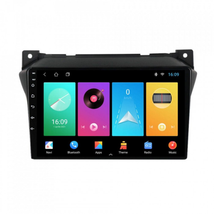 Navigatie dedicata cu Android Suzuki Alto VII 2009 - 2016, 2GB RAM, Radio GPS
