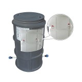 Camin apometru dublustrat D.800 H 1235 instalatie 1 cu capac 47710081232 Waterkit Valrom