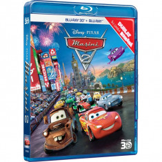 Masini 2 combo 2D+3D (Blu Ray Disc) / Cars 2 | John Lasseter, Brad Lewis