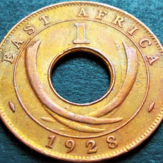 Moneda istorica 1 CENT - AFRICA de EST, anul 1928 *cod 46 A - RARA DOMINATIE!