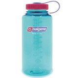 Sticla Apa Nalgene Wide Mouth Sustain 1L Surfer, Reciclata, BPA Free, Outdoor, Bidon Rezistent