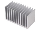 Radiator extrudat cu aripioare naturale 50x100mm brut