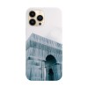 Husa compatibila cu Apple iPhone 14 model Christo&amp;#039;s Arc de Triomphe, Silicon, TPU, Viceversa, Transparent, Carcasa