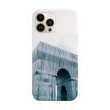 Husa compatibila cu Apple iPhone 14 model Christo&amp;#039;s Arc de Triomphe, Silicon, TPU, Viceversa