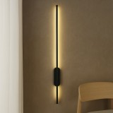 Aplica Led Liniara Neagra 80Cm, 24W, 800 X 45 X 40 Mm, Lumina Reglabila 3000K-6500K