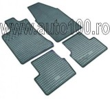 Covorase Cauciuc Dedicate Nissan Qashqai 2007-2014, Qashqai+2, Rigum Cehia, Fara Miros, Margine Protectie