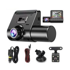 Camera auto tripla DVR, 1080P, ecran 2.4&amp;#039;&amp;#039;, inregistrare automata foto