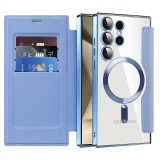 Husa Samsung Galaxy S24 Ultra Asteroid GSM SmartMag Book Case, bleu