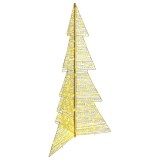 VidaXL Brad de Crăciun cu 240 LED Alb cald 180 cm PET 42019219