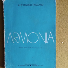 DD - Alexandru Pascanu - Armonia. Manual pt clasele XI si XII, licee de muzica