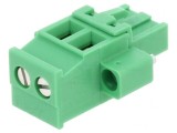 Regletă de Conexiuni Deconectabilă 5.08mm 2 Piste Mufă Mamă