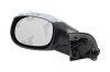 Oglinda exterioara Citroen C3 (Fc), 01.2002-07.2005, Citroen C3 (Fc), 07.2005-12.2010 , partea Stanga, culoare sticla crom, sticla convexa, carcasa g