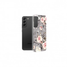 Husa Compatibila cu Samsung Galaxy S22 Plus 5G Techsuit Marble Bloom of Ruth Gray