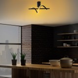 Cumpara ieftin Lustra Likma Negru 41x16x25 cm