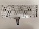 Tastatura compatibila Laptop, Asus, VivoBook S15 X530F, X530FA, X530FN, iluminata, argintie, layout US