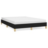 Cumpara ieftin Cadru de pat fara saltea, negru, 160x200 cm, textil