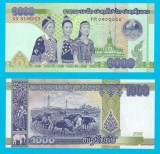 Laos (p#39) 1000 Kip 2008 UNC &#039;Hmong&#039; serie: AA0108022