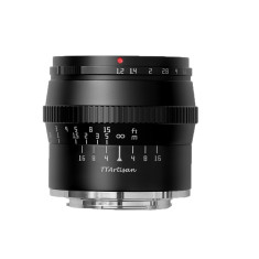 Obiectiv manual TTArtisan 50mm F1.2 negru pentru Canon EOS-M Mount
