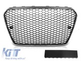 Grila tip RS crom/neagra potrivita pentru Audi A5 2011-2016 pentru bumper standard sau S-line Performance AutoTuning