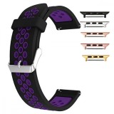 Cumpara ieftin Curea silicon, compatibila Apple Watch 9|8|7|6|5|4|3|2|1 Series, 41mm|40mm|38mm, Black Grape, Very Dream