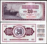 Iugoslavia 1974 - 20 dinara UNC
