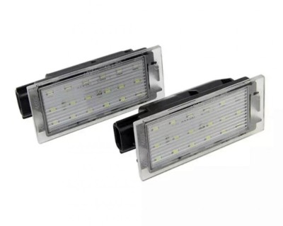 Lampi LED numar dedicate Canbus Clio Logan 2 Megane Twingo Master foto