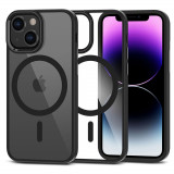 Husa Tech-Protect Magmat MagSafe pentru Apple iPhone 12 Mini/13 Mini Negru/Transparent, Silicon, Carcasa