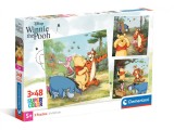 Puzzle Clementoni, Disney Winnie the Pooh, 3 x 48 piese