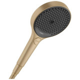 Cumpara ieftin Para de dus, Hansgrohe, Rainfinity 130, 3 jeturi, bronz periat