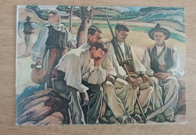 QW28 - Tematica arta - tablou pictor roman - Camil Ressu foto