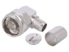 Mufă N tată unghi 90&deg; RG214/RG393 50&Omega; PTFE