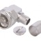 Mufă N tată unghi 90&deg; RG214/RG393 50&Omega; PTFE