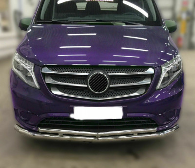 Ornamente grila/masca fata crom Mercedes Vito W447 2014-2019 foto