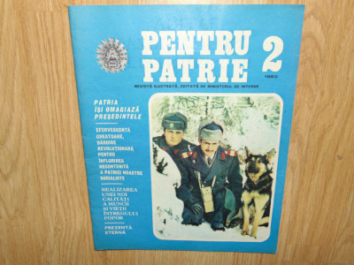 REVISTA PENTRU PATRIE NR:2 ANUL 1983 foto