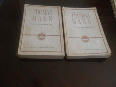 CASA BUDDENBROOK - THOMAS MANN 2 VOLUME,1957 foto