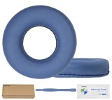 Set 2 bureti pentru casti Sony WH-CH520 / WH-CH510 / WH-CH500 On-Ear - Albastru - Spuma cu memorie - Piele ecologica