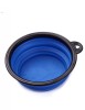 Bol Pliabil Voiaj Animale Companie, AVEX, 12 cm, Albastru - Castron Portabil Caini, Pisici