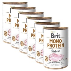 Conserva Brit Mono Protein Rabbit 6 x 400 g foto