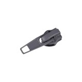 Cursor metalic cu autoblocare pentru fermoar spiralat 5 mm, Gri