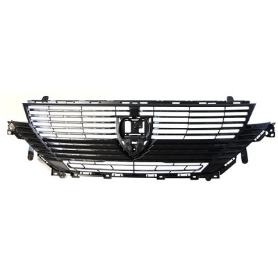 Grila masca fata PEUGEOT 308, 03.2021-, negru, texturat, foto