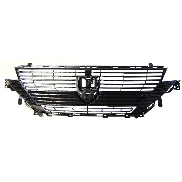 Grila masca fata PEUGEOT 308, 03.2021-, negru, texturat,