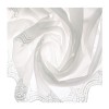 Perdea Zorlu, 15561-RR 1301, poliester, broderie, alb, H 280 cm